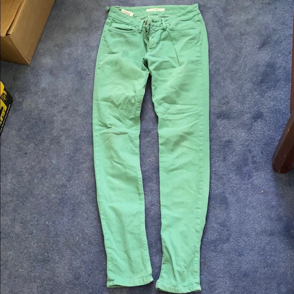 Joe’s Green Skinny Jeans